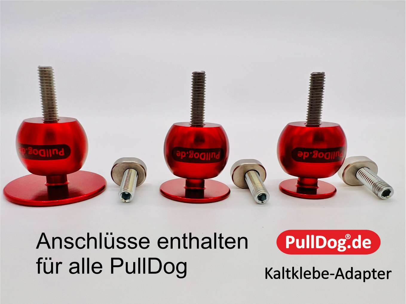 Kaltklebe-Adapter Set (23mm, 30mm, 40mm)